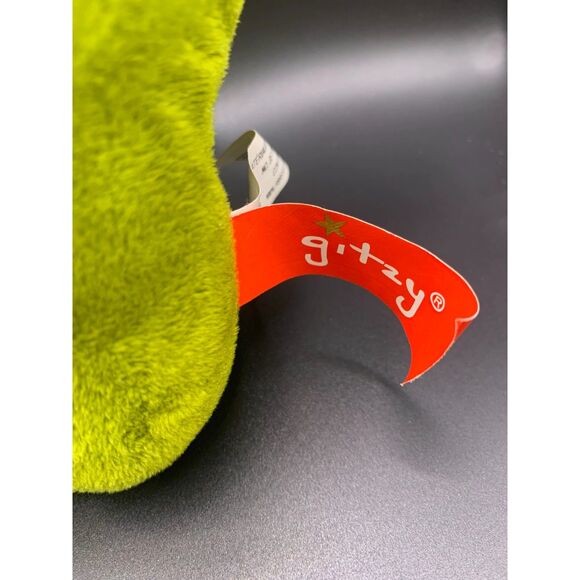 Gitzy Baby Plush Dinosaur Stuffed Animal Cuddle Toy with Rattle Green 2017 14” - Picture 4 of 5